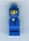 LEGO 85863pb009 Microfig Ramses Pyramid Adventurer Blue