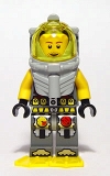 LEGO atl018 Atlantis Diver 4 - Lance Spears - With Yellow Flippers and Trans-Yellow Visor