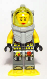 LEGO atl022 Atlantis Diver 5 - Samantha Rhodes - With Yellow Flippers and Trans-Yellow Visor