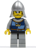 LEGO cas366 Fantasy Era - Crown Knight Quarters, Helmet with Neck Protector, Black Messy Hair and Stubble