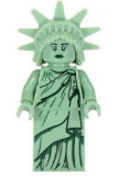 LEGO col084 Lady Liberty - Minifig only Entry