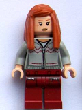 LEGO hp090 Ginny Weasley, Light Bluish Gray Knitwear, Dark Red Legs with Pocket Pattern